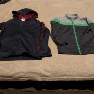 Adidas Boys Full Zip Jacket – Lot of 2 – Size 7 & 7x